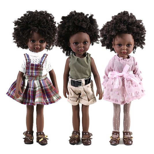 Black African American Reborn Silicone Vinyl Dolls