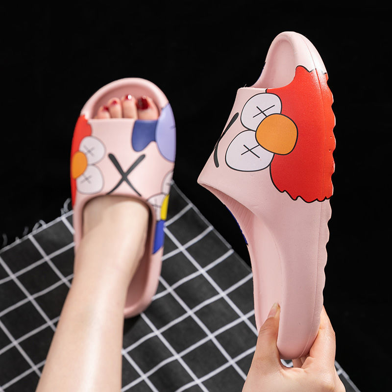 Cartoon Print Women's Graphic Slipper Flip Flop Slides