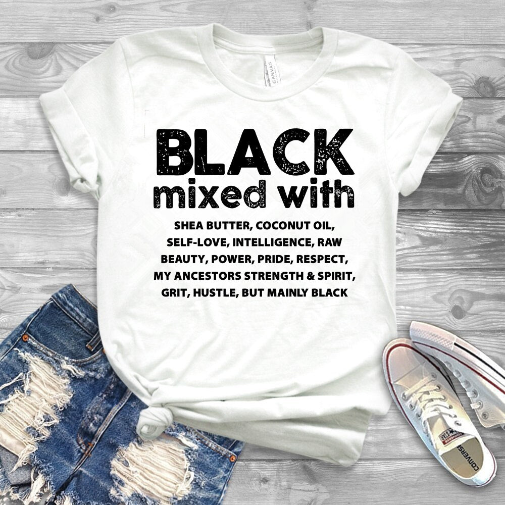 "Black Mixed with.." Women's Short Sleeve T-Shirt