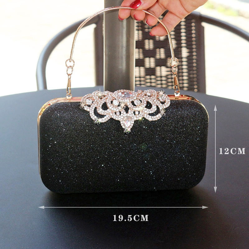 Sequined Scrub Clutch Evening Wedding Purse Clutch Purse