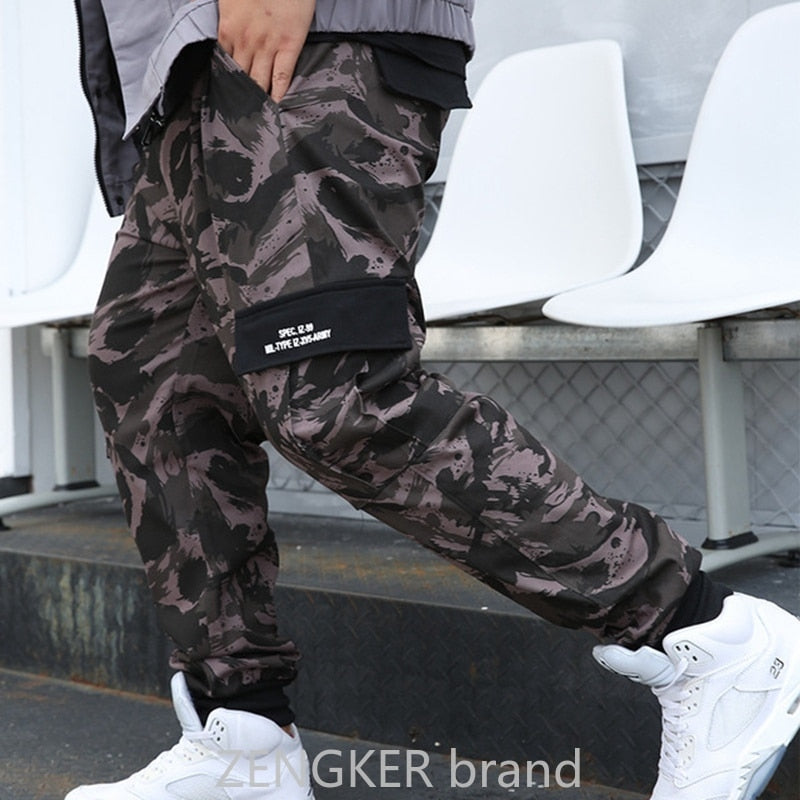 Men's Big & Tall Camouflage Jogger Pants