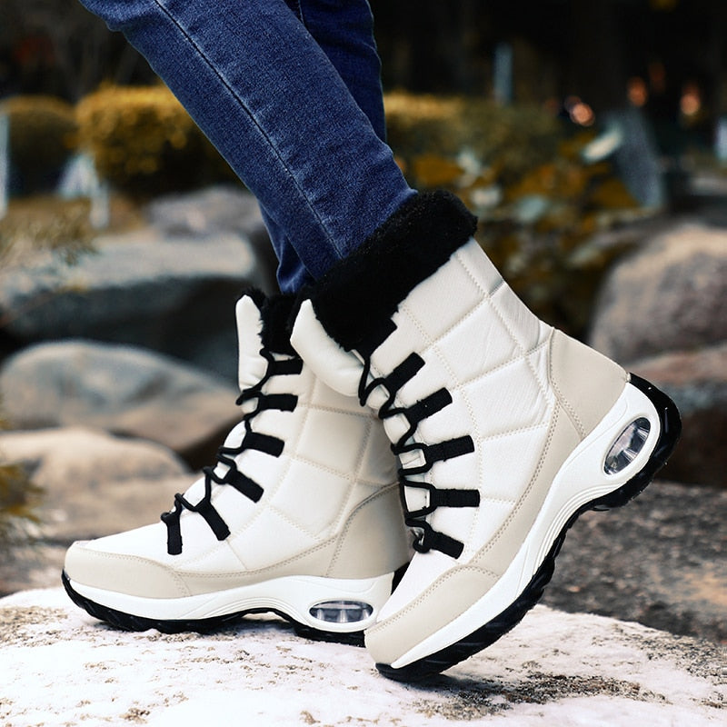 Lace-up Comfortable Ankle Boots Waterproof Hiking Boots