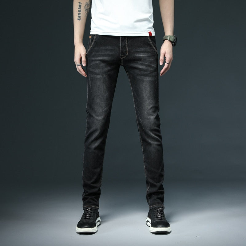 Men's Skinny Cotton Slim Denim Jeans