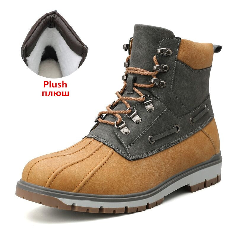 Men's Lace-Up Waterproof Boots