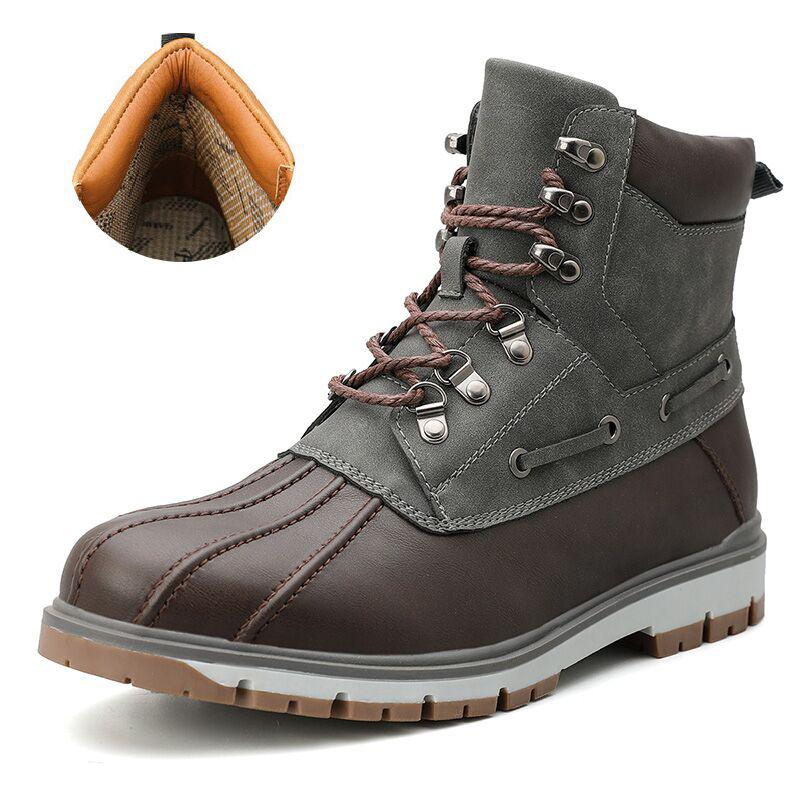 Men's Lace-Up Waterproof Boots