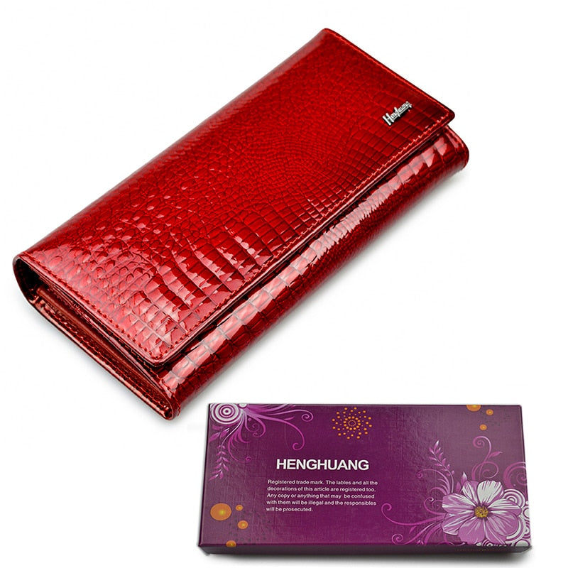 Ladies Crocodile Cow Wallet