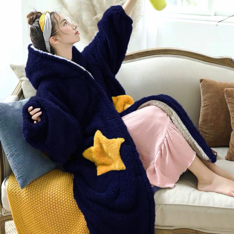 Oversized Hoodie Fleece TV Blanket/Robe