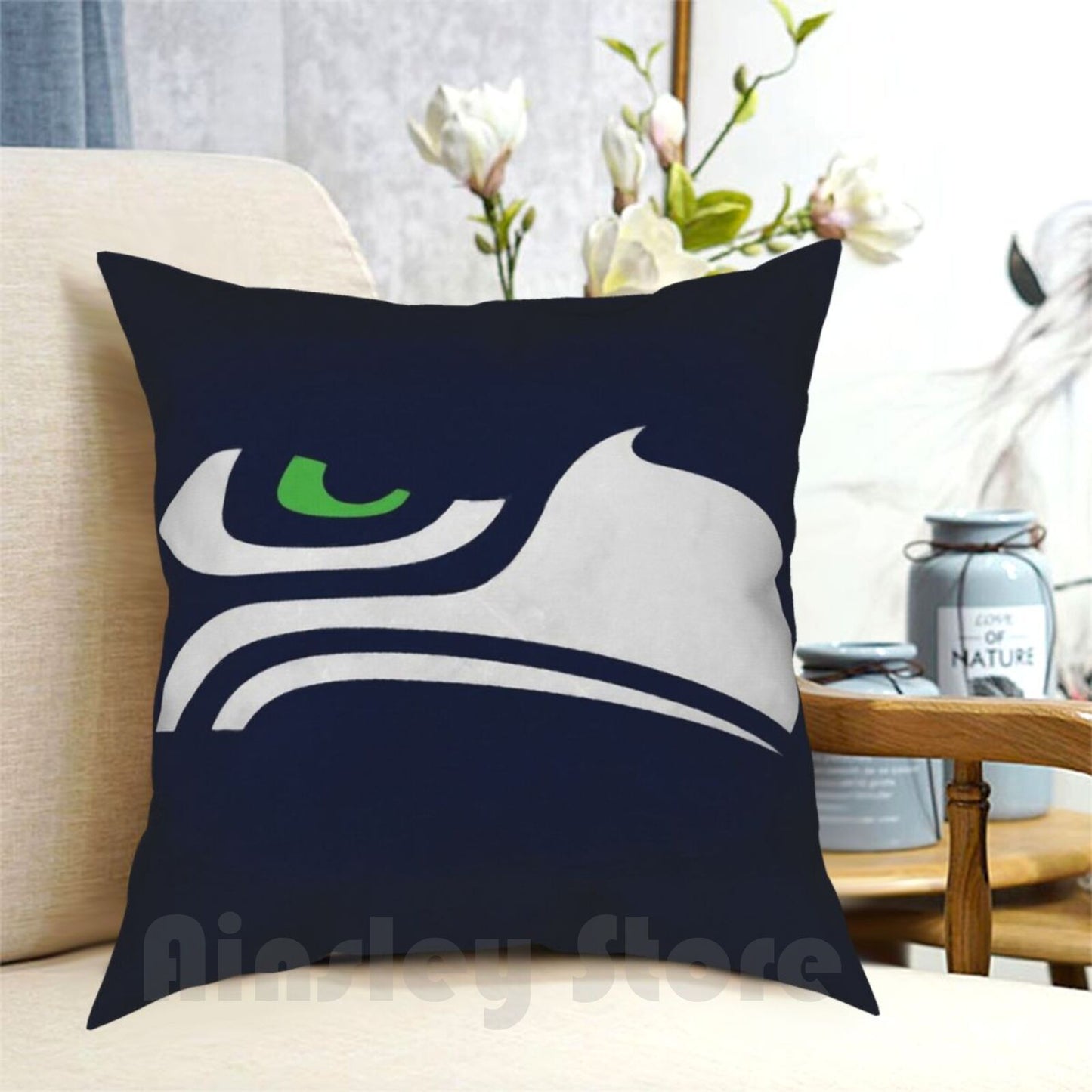 Seattle Seahawks Printed Pillow Case