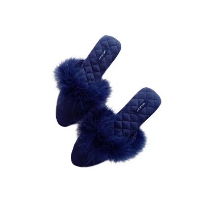 Furry Soft Home Mule Slippers