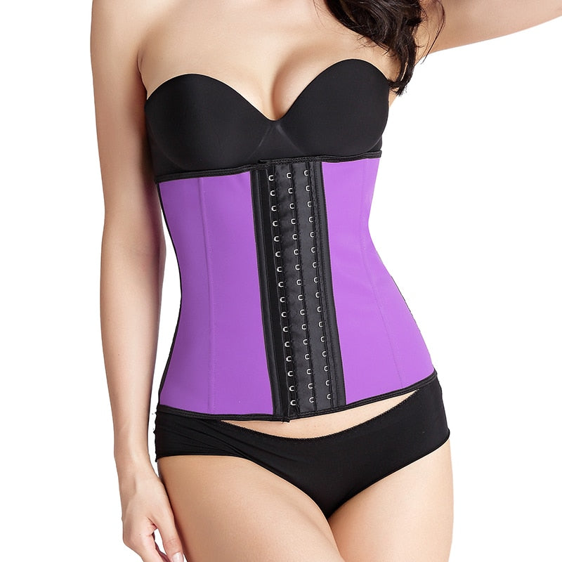 Latex Waist Trainer Cincher Workout Tummy Control Corset