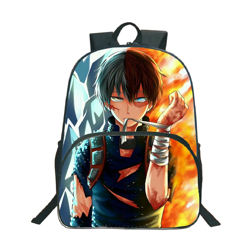 My Hero Academia Backpack Popular Pattern School Backpack Children Boys Girls Daily Beautiful Backpack