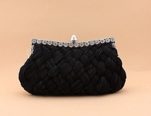 Silk Weave Evening Clutch Purse