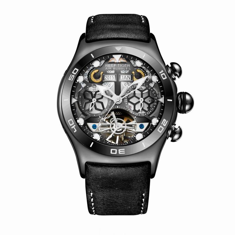 Waterproof Sapphire Men's Skeleton Luminous Automatic Watch