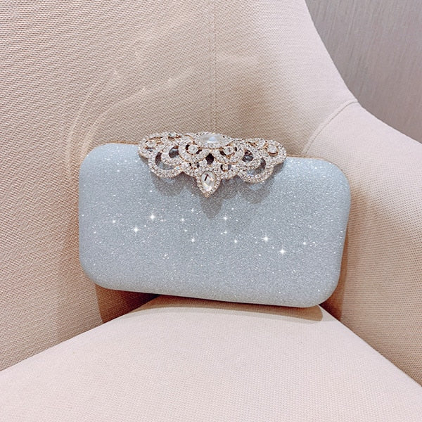 Sequined Scrub Clutch Evening Wedding Purse Clutch Purse