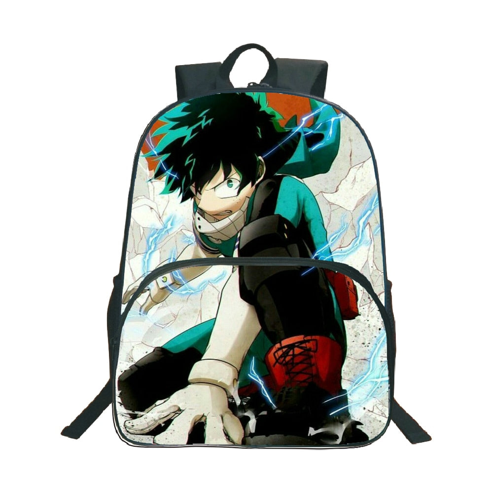 My Hero Academia Backpack Popular Pattern School Backpack Children Boys Girls Daily Beautiful Backpack