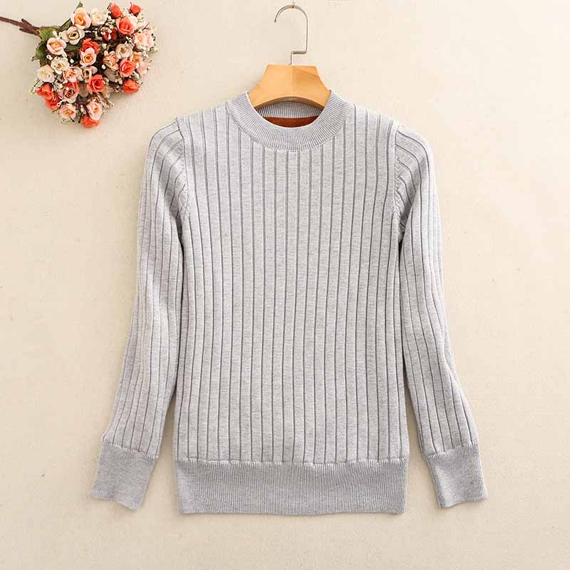 Velvet Lined Knitted  Ladies Pullover Sweater