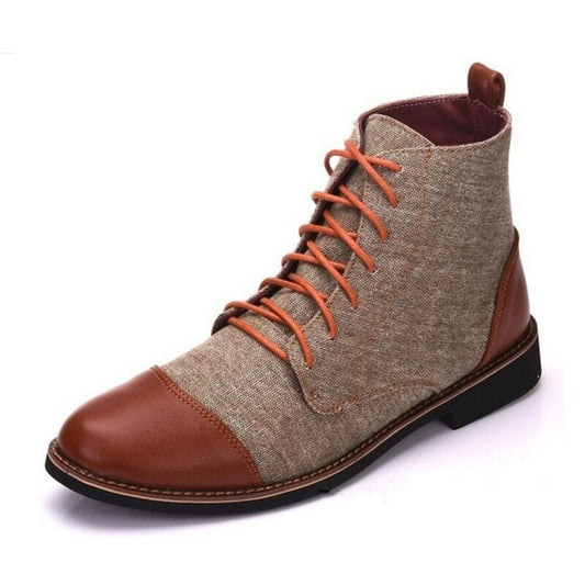 Men's Oxford Lace-Up Ankle Boots