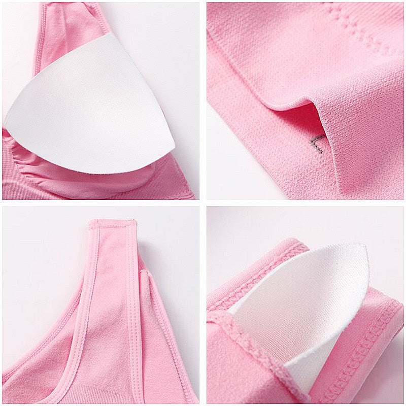 Seamless Padded Sports Bras-Plus Size to 6X