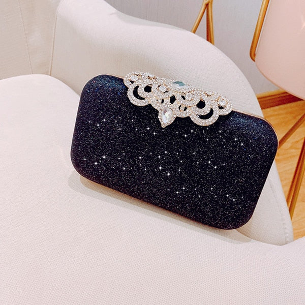 Sequined Scrub Clutch Evening Wedding Purse Clutch Purse