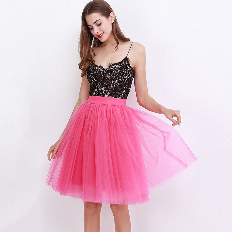 Petticoat Bridesmaid Midi Tutu Skirt