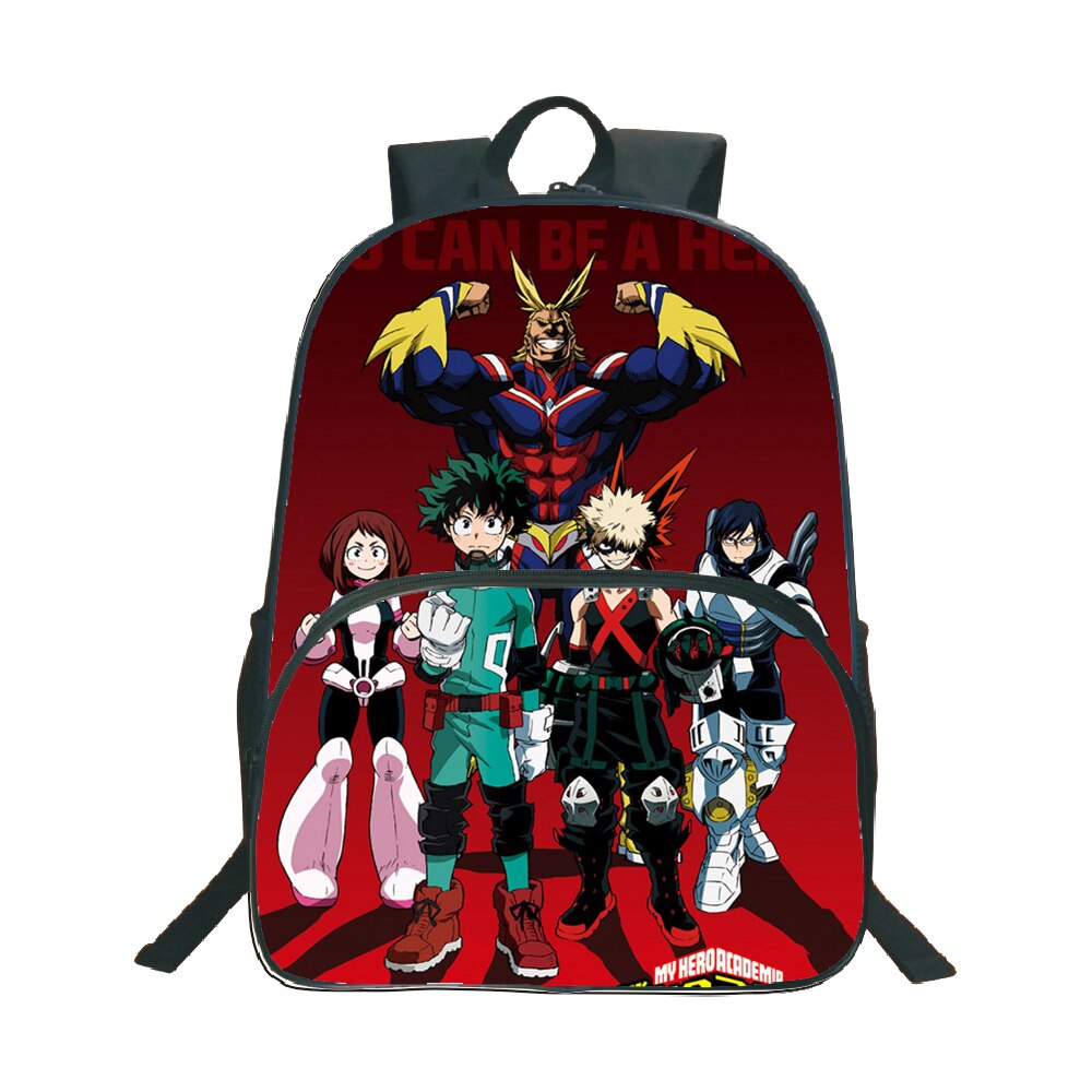 My Hero Academia Backpack Popular Pattern School Backpack Children Boys Girls Daily Beautiful Backpack