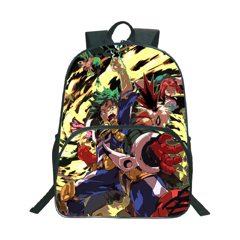 My Hero Academia Backpack Popular Pattern School Backpack Children Boys Girls Daily Beautiful Backpack