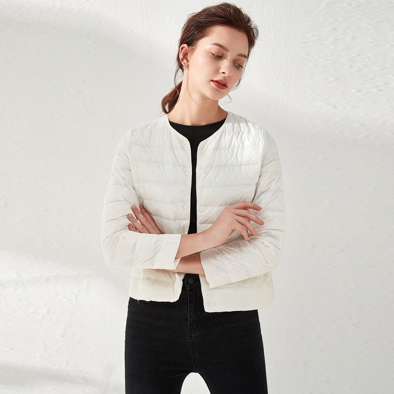 Ultra Light Duck Down Women's Windbreaker Jacket
