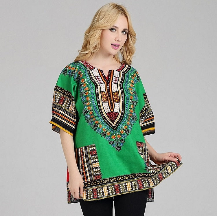 African Dashiki Shirts UNISEX to 3X