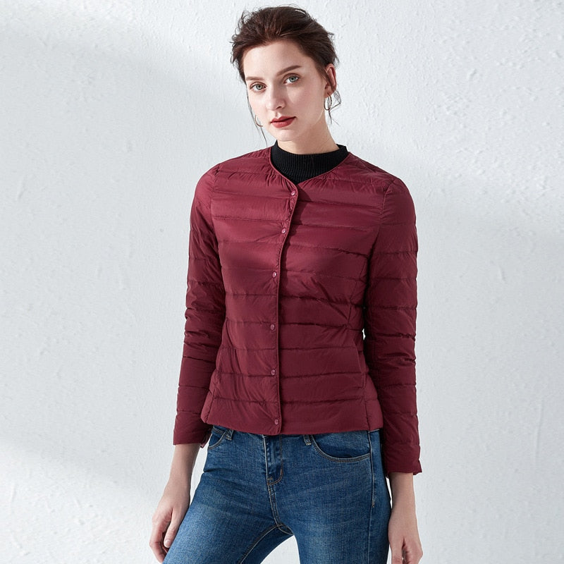 Ultra Light Duck Down Women's Windbreaker Jacket
