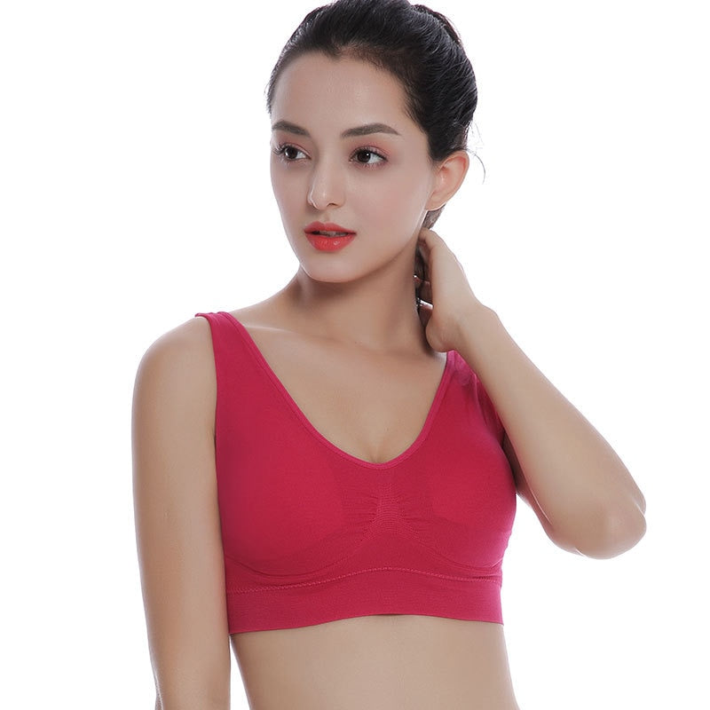 Seamless Padded Sports Bras-Plus Size to 6X