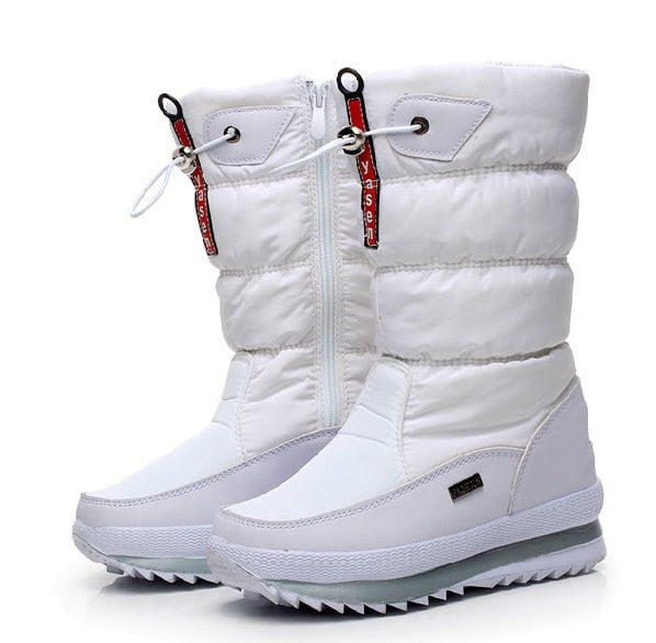 Solid/Camouflage Waterproof Non-Slip Ladies Snowboots