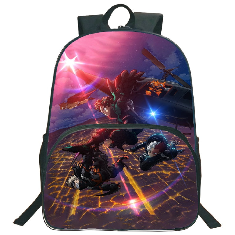 My Hero Academia Backpack Popular Pattern School Backpack Children Boys Girls Daily Beautiful Backpack