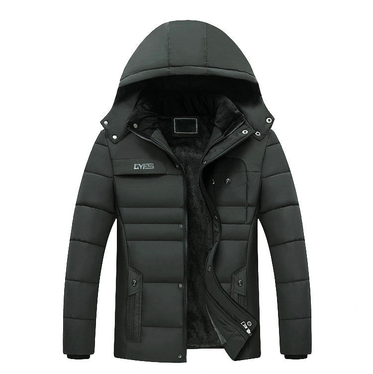 Detachable Hooded Men's Cargo Jacket