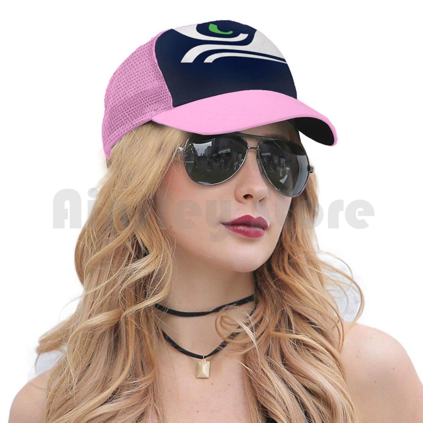 Seattle Seahawks Baseball Cap Unisex Mesh Adjustable Throwback Retro Vintage