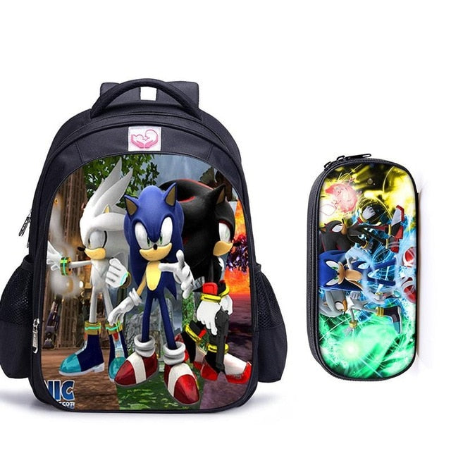 Cartoon Game Book Backpack Daily School Kids Backpacks