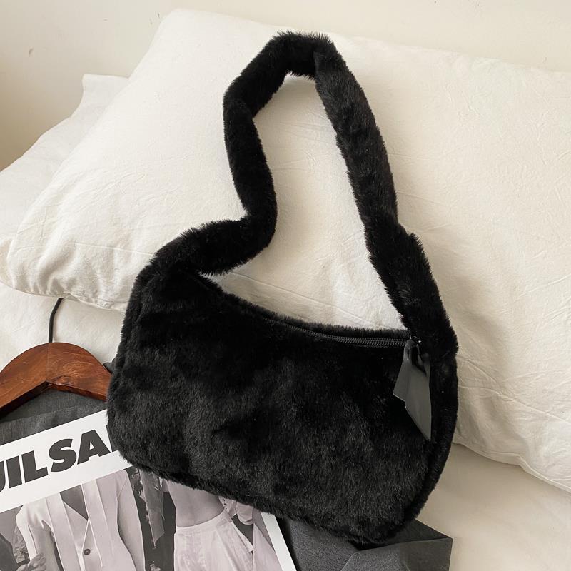 Furry Soft Plush Shoulder Purse