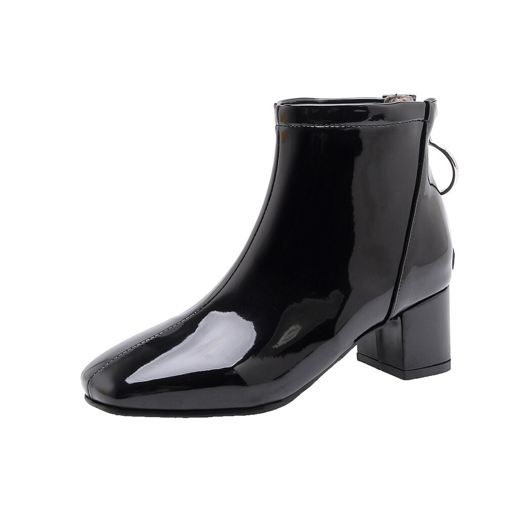 Women's Ankle Boots Leather Platform