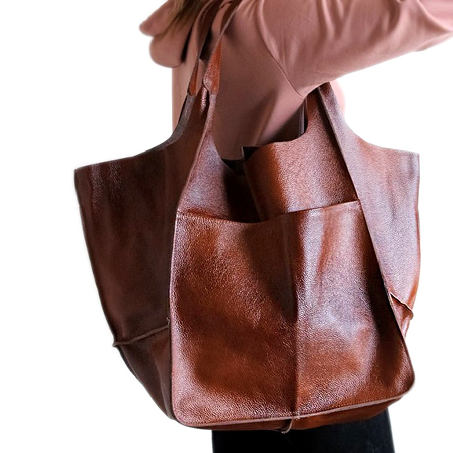 Soft PU Leather Shoulder Bag Purses