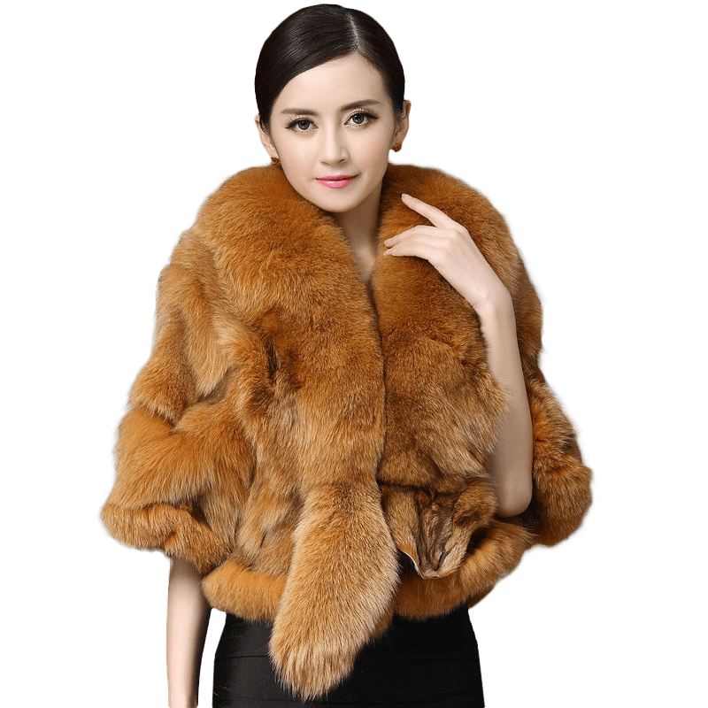 Women's Fox Fur Shawls