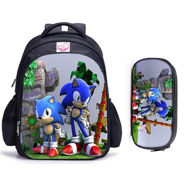 Cartoon Game Book Backpack Daily School Kids Backpacks