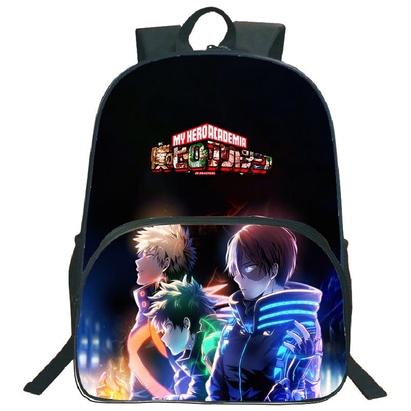 My Hero Academia Backpack Popular Pattern School Backpack Children Boys Girls Daily Beautiful Backpack