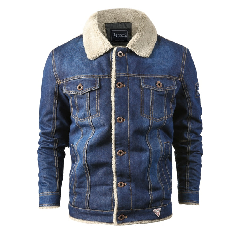 Denim Men's Fleece Lined Jean Jacket