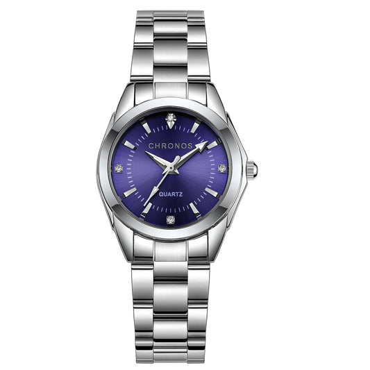 Colored Luxury Ladies Movement Stainless Steel Watch