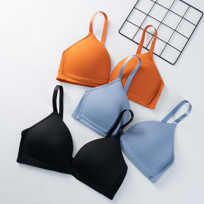 Seamless Soft Wireless Adjusted Push Up Bras