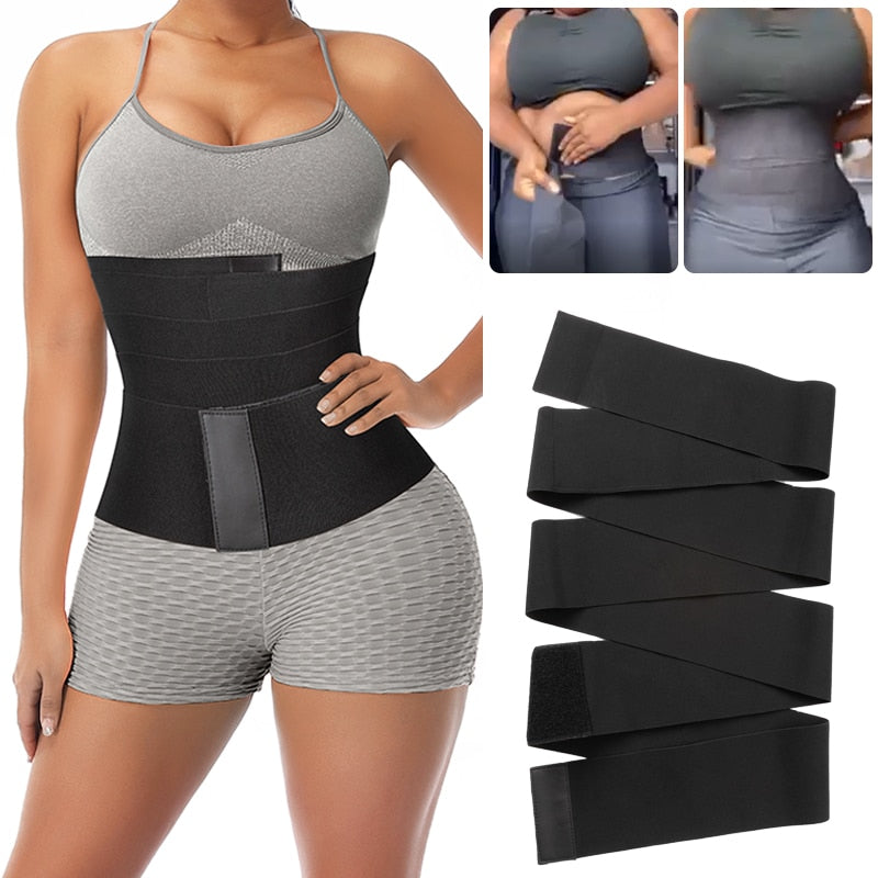 Firm Control Women's Slimming Stretch Bands Waist Wrap