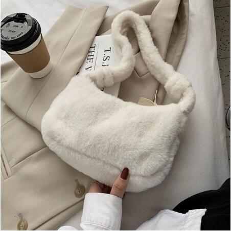 Furry Soft Plush Shoulder Purse