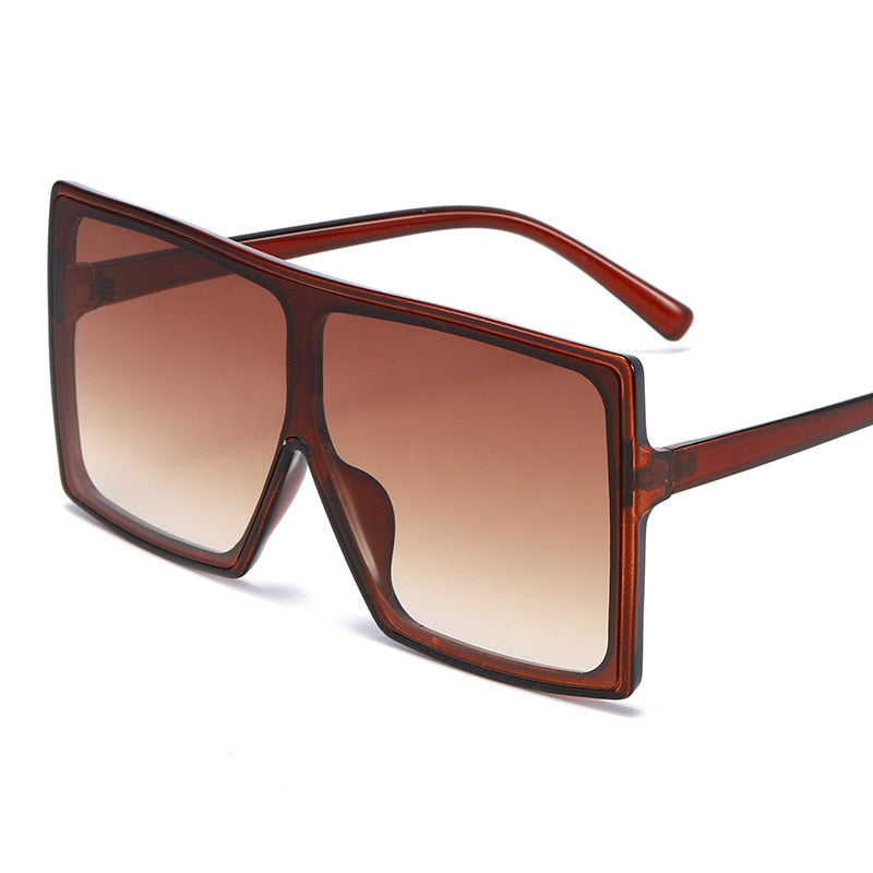 Oversized Square Gradient Sunglasses UV400