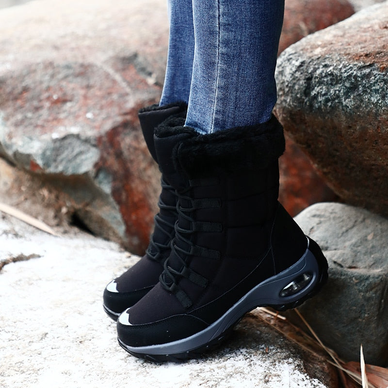 Lace-up Comfortable Ankle Boots Waterproof Hiking Boots