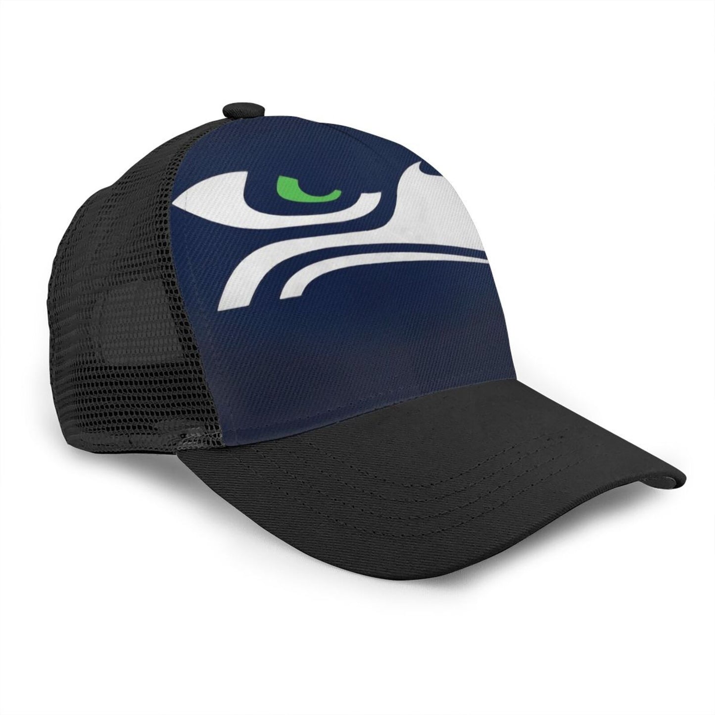 Seattle Seahawks Baseball Cap Unisex Mesh Adjustable Throwback Retro Vintage