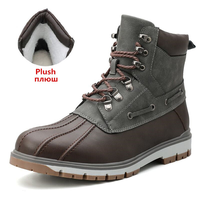 Men's Lace-Up Waterproof Boots